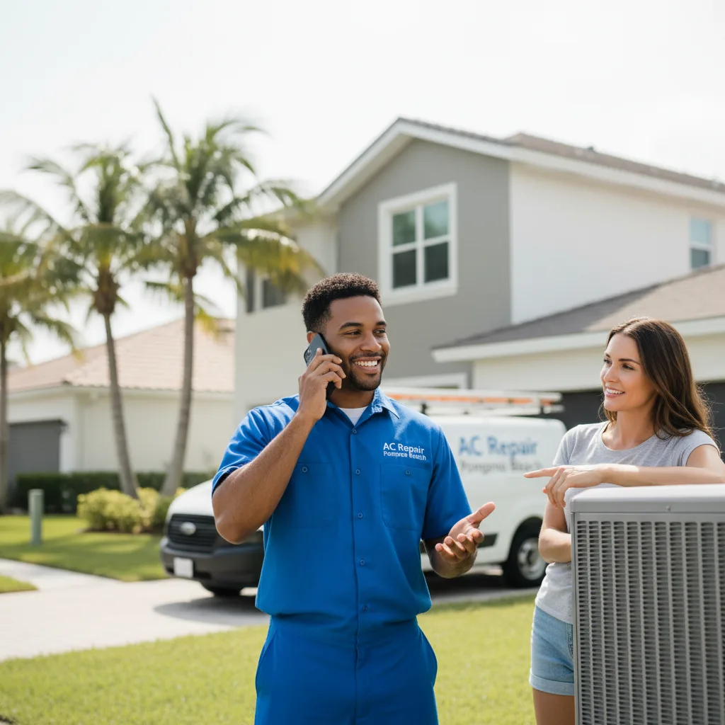 AC Repair Pompano Beach customer support in Wellesley